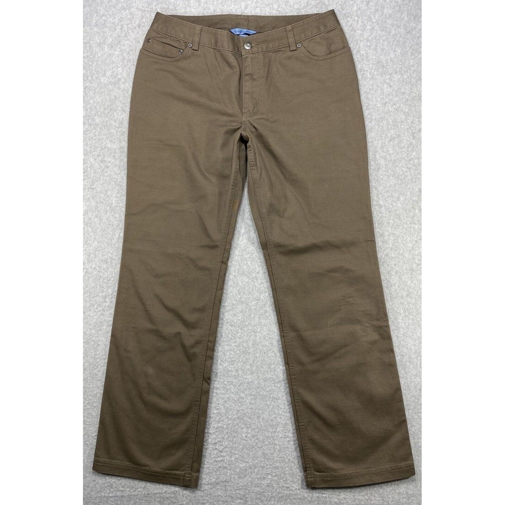 Duluth Pants Womens‎ 32x30 Brown Carpenter Hammer Loop Workwear Denim Utility